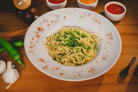 hermes delivery spaghete aglio